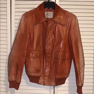 Vintage Europa Sport Leather Bomber SzL